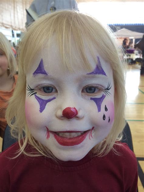 crazy clown face paint|clown face paint instructions.